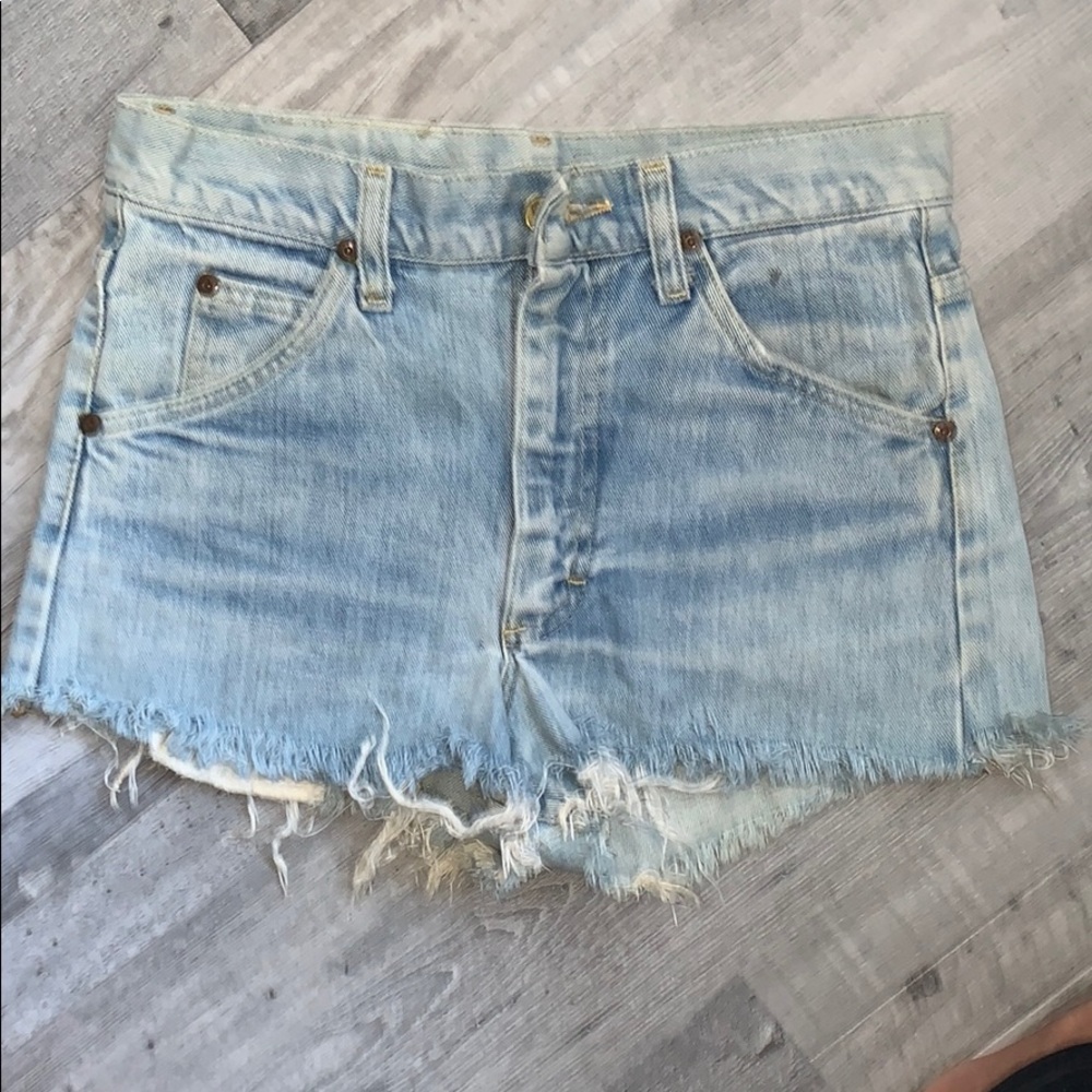Vintage Rolling Stones Lee/jean shorts - Picture 2 of 2